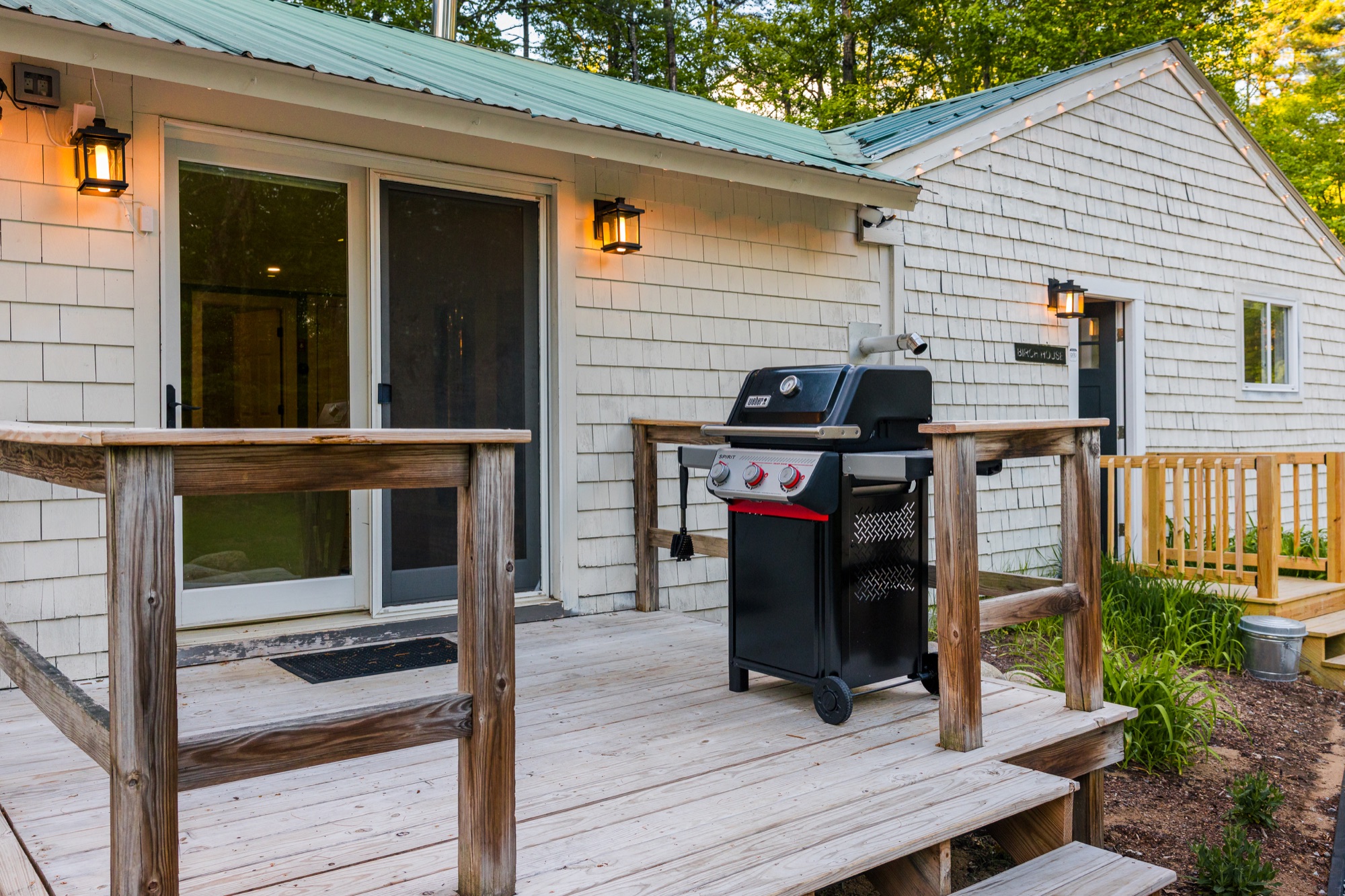Deck at The Birch House, Albany NH