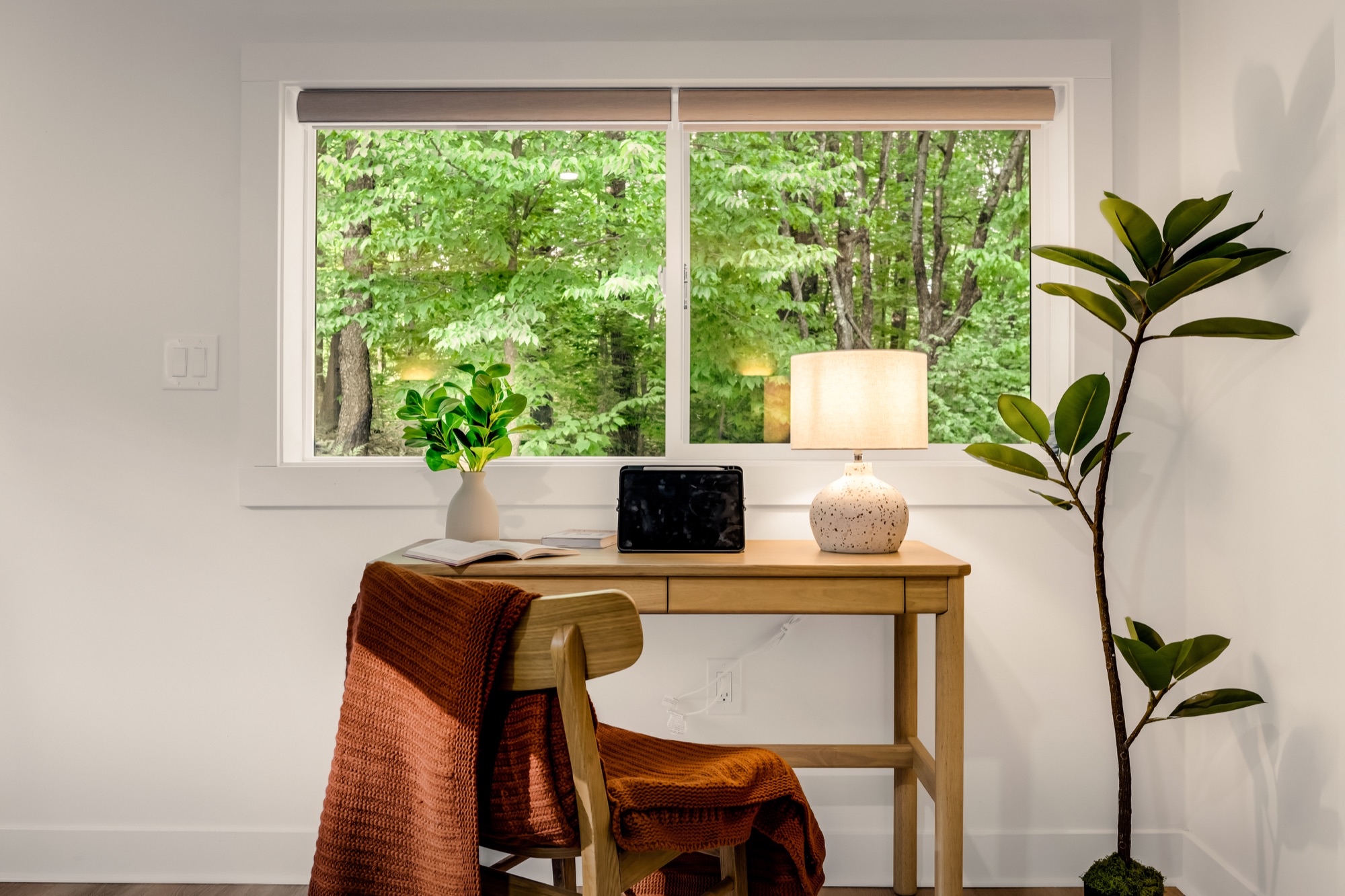 Workspace at The Birch House, Albany NH